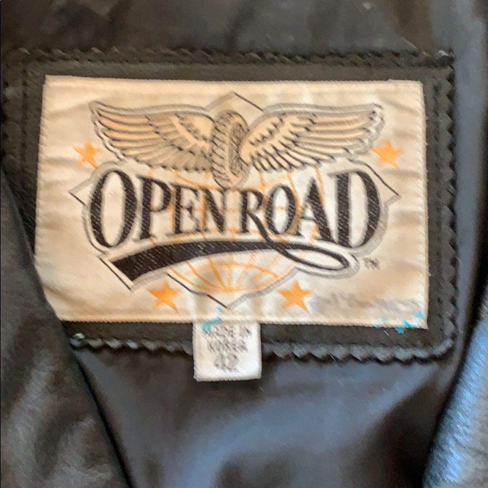Vintage leather biker jacket - Picture 2 of 8